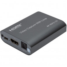 Пристрій відеозахоплення PowerPlant HDMI USB3.0 4k/60hz (HDVC8) (CA914180)