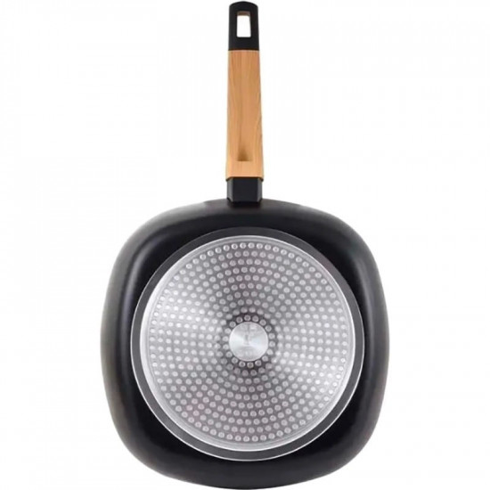 Сковорода гриль Bergner Earth black 28 см (BG-34625-BK)