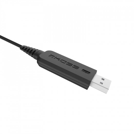 Гарнітура KOSS On-Ear CS200 USB Black (194390.101)