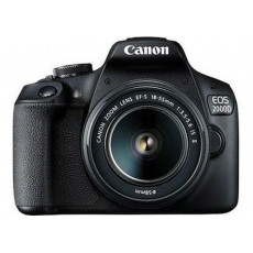Дзеркальна фотокамера Canon EOS 2000D + объектив 18-55 IS II Black (2728C008)
