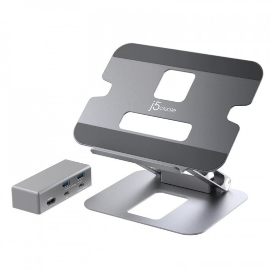 Док-станція J5create USB-C 6-в-1 (JTS327-N)