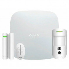 Комплект охоронної сигналізації Ajax StarterKit Cam HDR (8EU) UA White