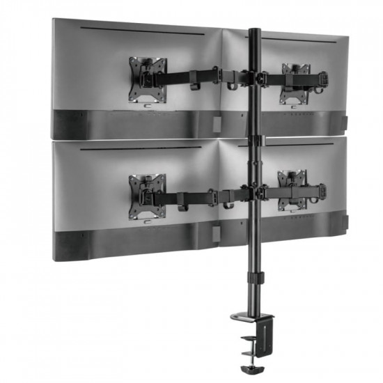 Настільне кріплення для монітора Brateck LDT66-C048 17-32" Black (VESA100х100)