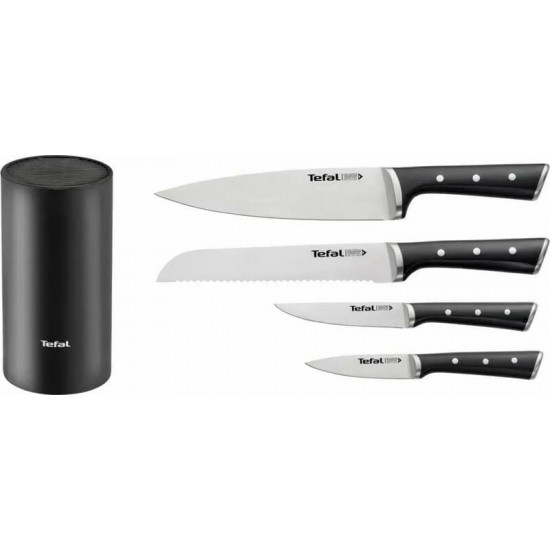 Набір ножів Tefal Ice Force у пластиковій колоді 4 предмети (K2325S75)