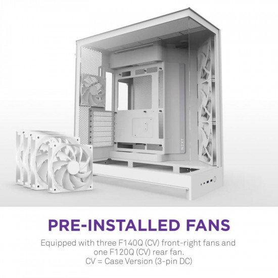 Корпус NZXT H9 Flow White (CM-H92FW-01)