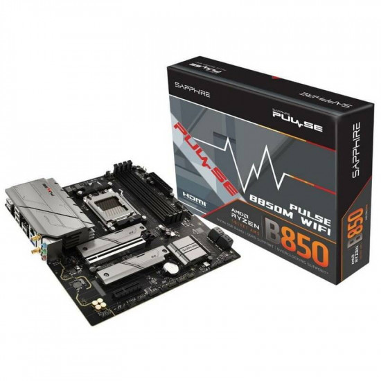 Материнська плата Sapphire B850M Pulse WiFi Socket AM5