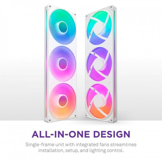 Вентилятор NZXT F420 RGB Core White (RF-U42HF-W1)