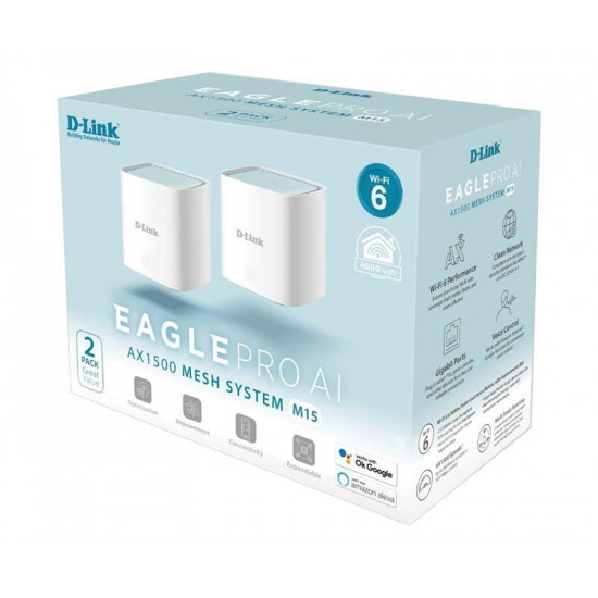 Wi-Fi MESH система D-Link M15-2 Eagle Pro AI