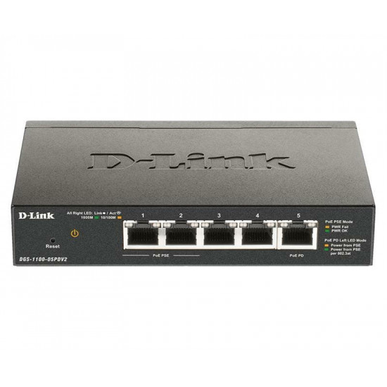 Комутатор D-Link DGS-1100-05PDV2