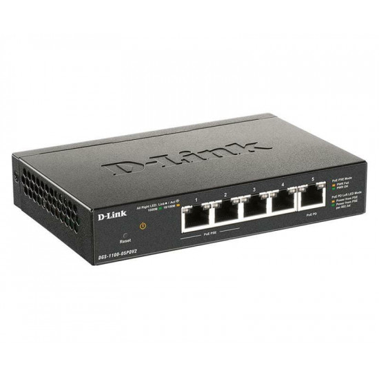 Комутатор D-Link DGS-1100-05PDV2