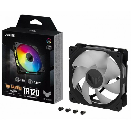 Вентилятор Asus TUF Gaming TR120 ARGB Triple Pack Black (90DA0090-B09020)