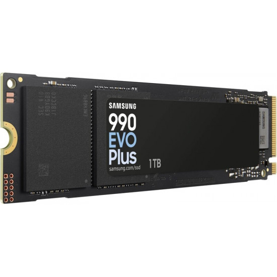 Накопичувач SSD  1ТB Samsung 990 EVO Plus M.2 2280 PCIe 5.0 x2 NVMe V-NAND TLC (MZ-V9S1T0BW)