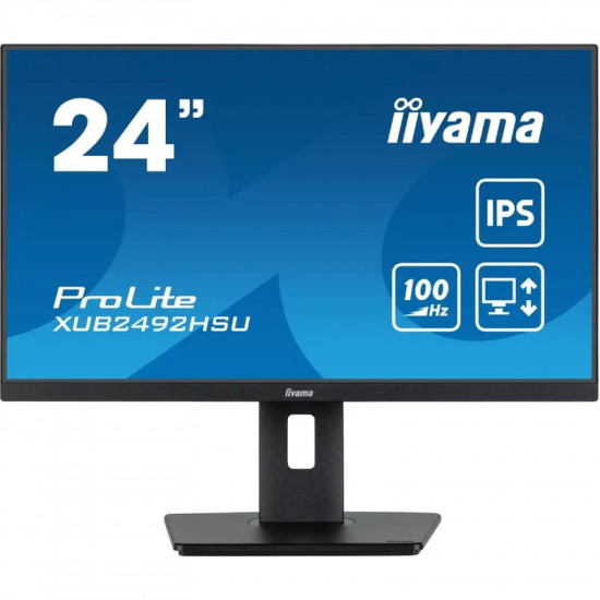 Монітор Iiyama 23.8" ProLite XUB2492HSU-B6 IPS Black 100Hz