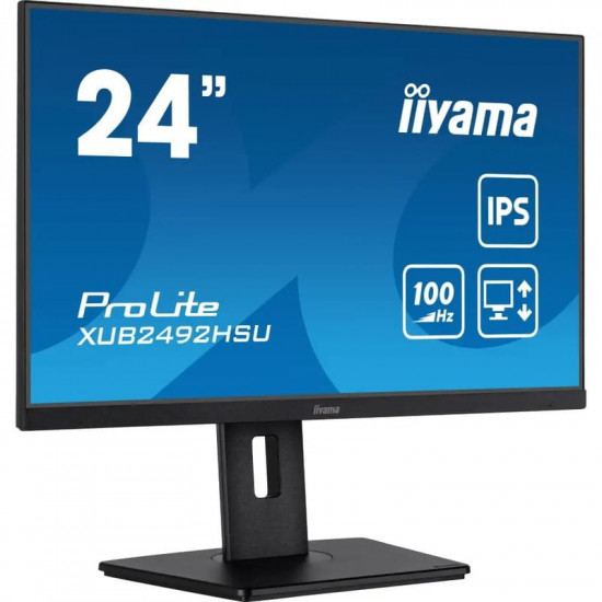 Монітор Iiyama 23.8" ProLite XUB2492HSU-B6 IPS Black 100Hz