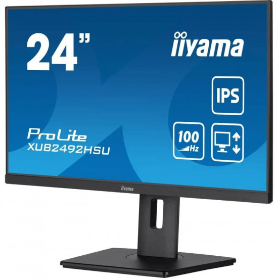 Монітор Iiyama 23.8" ProLite XUB2492HSU-B6 IPS Black 100Hz