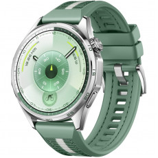 Смарт-годинник Huawei Watch GT 6 46mm Steel with Green Woven Strap (55020FTV)