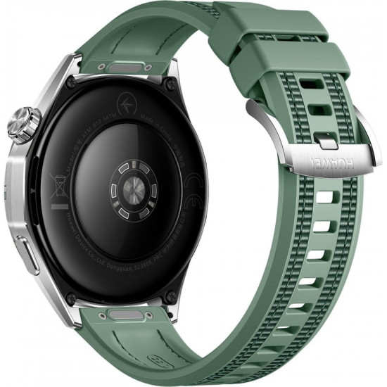 Смарт-годинник Huawei Watch GT 6 46mm Steel with Green Woven Strap (55020FTV)