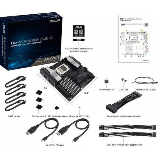 Материнська плата Asus Pro WS WRX90E-SAGE SE Socket TR5