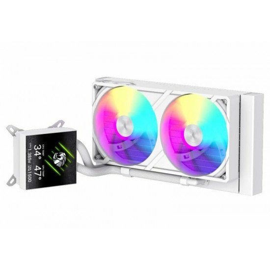 Система водяного охолодження GameMax Glacier 240 LCD White