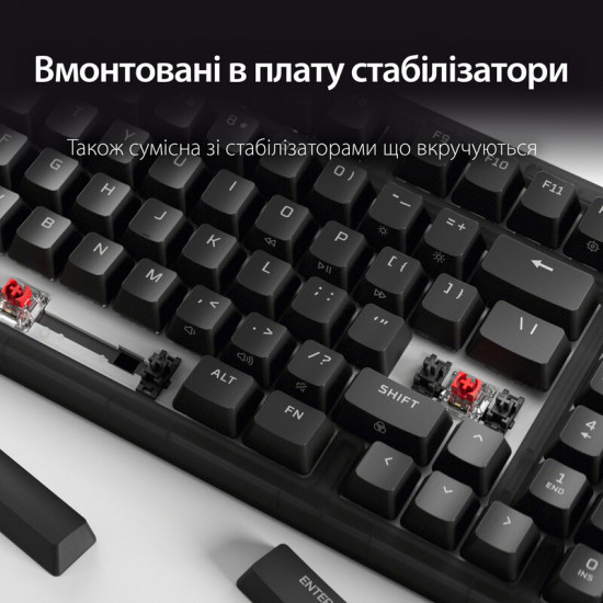 Клавіатура HyperX Origins 2 1800 HX Red USB Black (B4QS4AA)