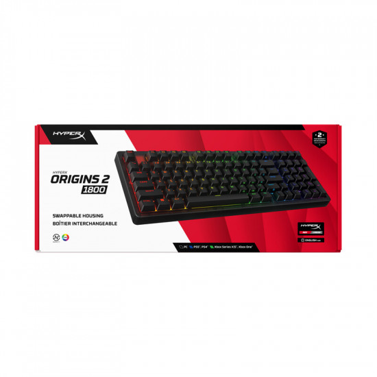 Клавіатура HyperX Origins 2 1800 HX Red USB Black (B4QS4AA)