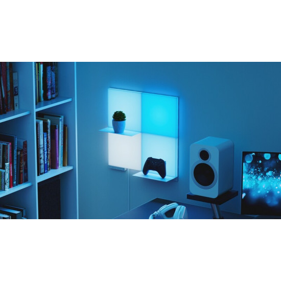 Комплект панелей Nanoleaf Blocks Squares Add-On Kit з підтримкою HomeKit і Matter, 2 шт. (N8100E00-2BS)