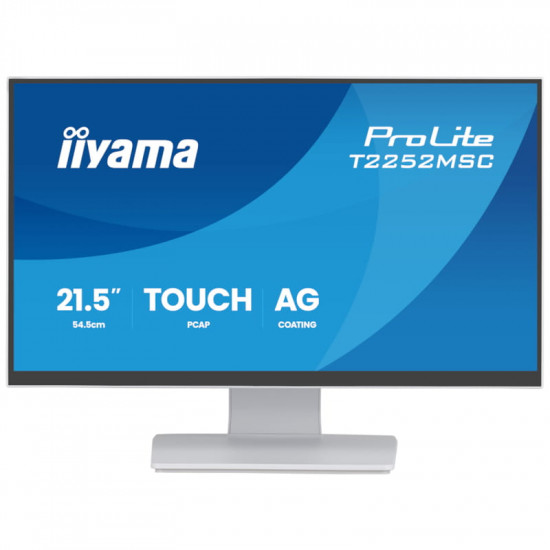 Монітор Iiyama 21.5" ProLite T2252MSC-W2AG IPS White 100Hz