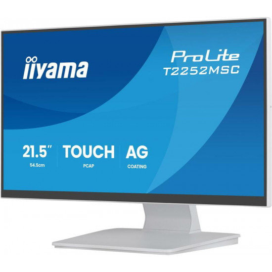 Монітор Iiyama 21.5" ProLite T2252MSC-W2AG IPS White 100Hz