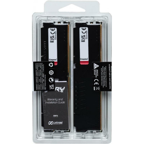 Модуль пам`яті DDR5 2x16GB/5600 Kingston Fury Beast Black (KF556C40BBK2-32)