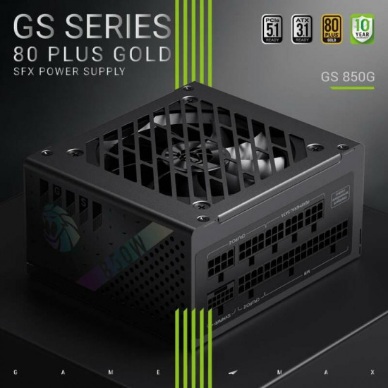 Блок живлення GameMax GS 850G V25 Black 850W