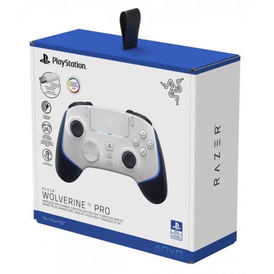 Геймпад Razer Wolverine V2 PRO for PS5 White (RZ06-04710200-R3G1)