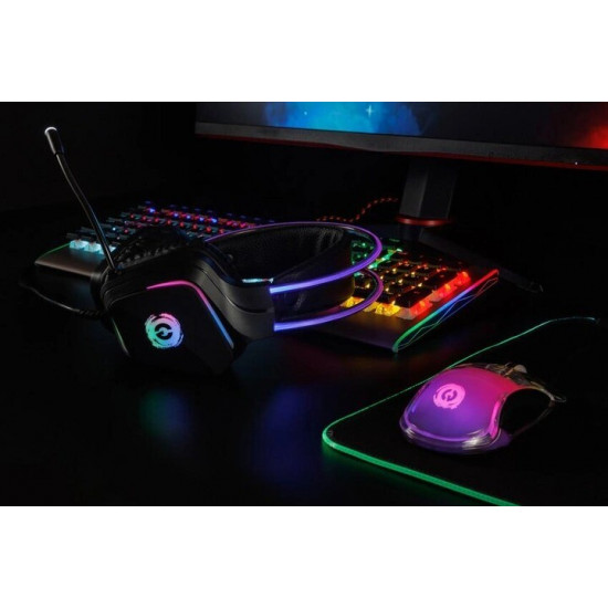 Гарнітура Canyon Darkless GH-9A Gaming 3.5 мм RGB Black (CND-SGHS9A)