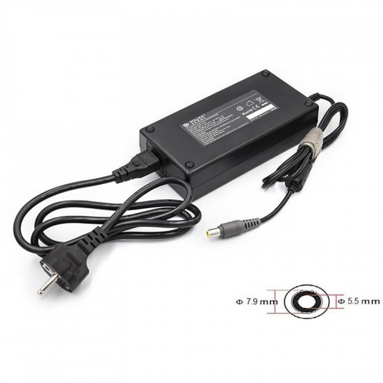 Блок живлення PowerPlant для ноутбуков IBM/Lenovo 220V, 170W 20V 8.5A (7.9*5.5) (IB170H7955)