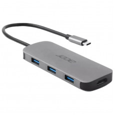 USB-хаб Acer USB Type-C 7-в-1 (HP.DSCAB.018)
