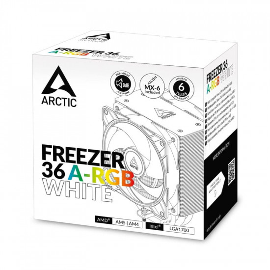 Кулер процесорний Arctic Freezer 36 A-RGB White SI (AOCPU00014A)