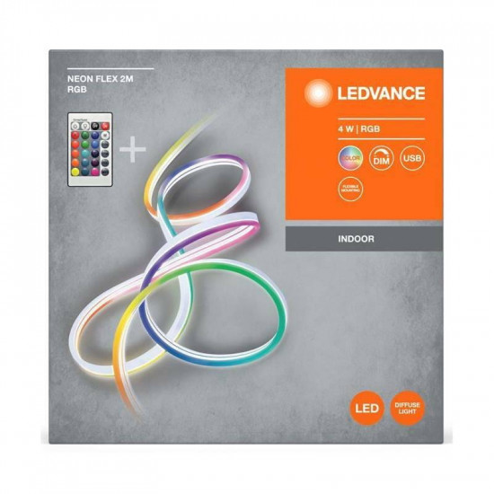 Світлодіодна стрічка Ledvance Flex Neon 4W RGB USB RC 2 м, White (4099854095306)