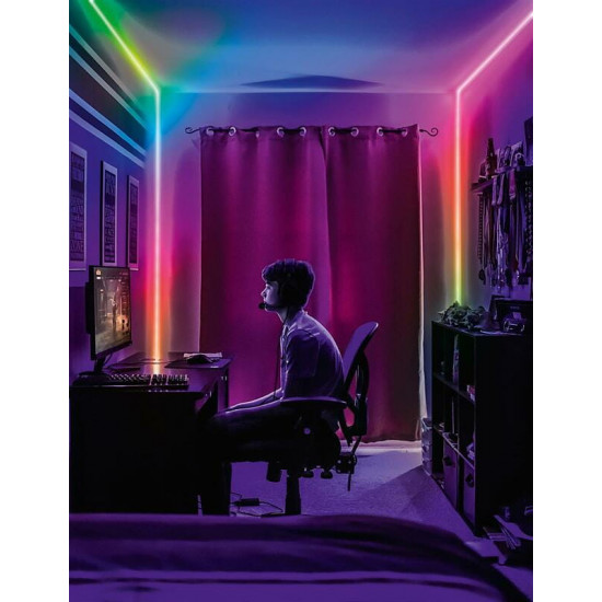 Світлодіодна стрічка Ledvance Flex Neon 4W RGB USB RC 2 м, White (4099854095306)