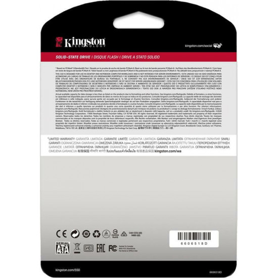 Накопичувач SSD  960GB Kingston SSDNow A400 2.5" SATAIII (SA400S37/960G)