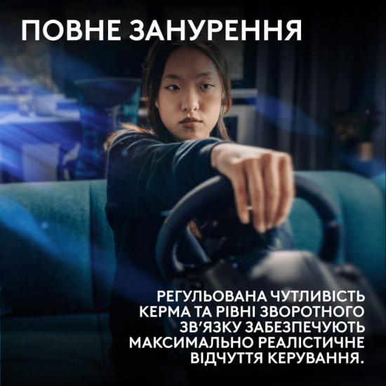 Кермо Logitech G923 for PS4 and PC Black (941-000149)