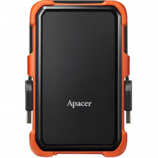 Зовнішній жорсткий диск 2.5" USB 2.0TB Apacer AC630 Black/Orange (AP2TBAC630T-1)