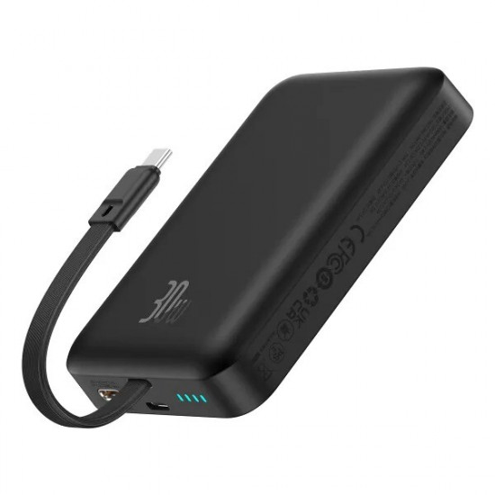 Універсальна мобільна батарея Baseus Magnetic Mini 10000mAh, 30W Black (P1002210B113-00)