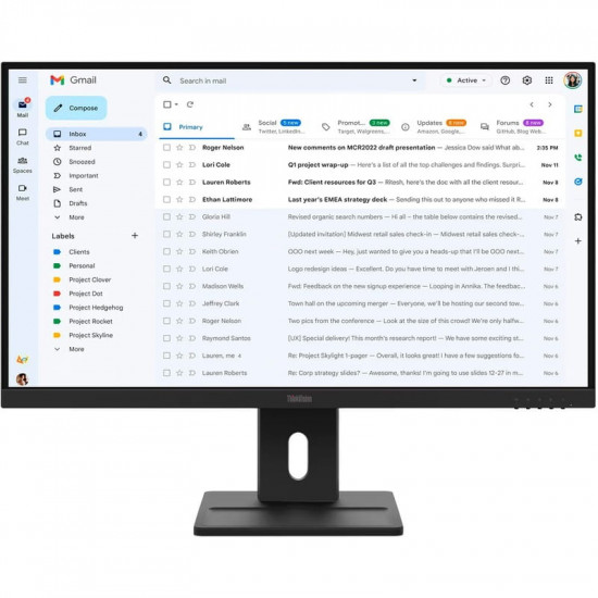 Монітор Lenovo 27" ThinkVision E27-40 (64BCMAT4EU) IPS Black 100Hz