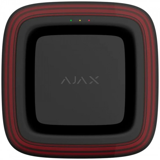 Бездротовий пожежний світлозвуковий датчик Ajax EN54 FireProtect Jeweller (Sounder/VAD) Black