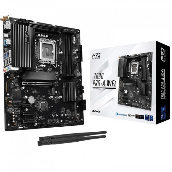 Материнська плата ASRock Z890 Pro-A WiFi Socket AM5