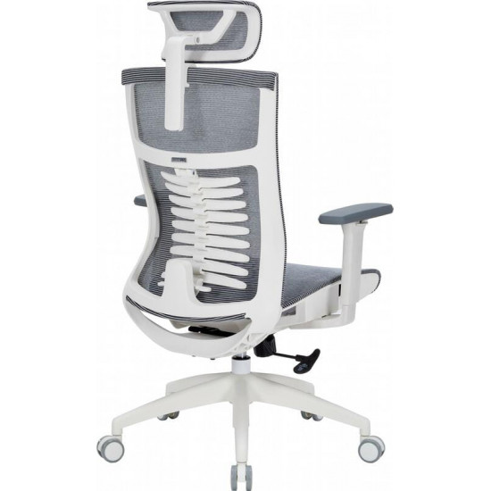 Крісло офісне Officepro Balance OC620-W-DG-DG White/Dark Gray