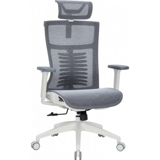 Крісло офісне Officepro Balance OC620-W-DG-DG White/Dark Gray