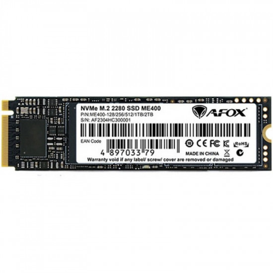 Накопичувач SSD 1TB Afox ME400 M.2 2280 PCIe Gen4.0 x4 NVMe 3D NAND TLC (ME400-1024GQN)