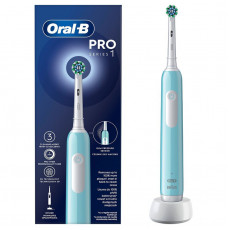 Зубна електрощітка Braun Oral-B Pro1 D305.513.3 CrossAction Caribbean Blue