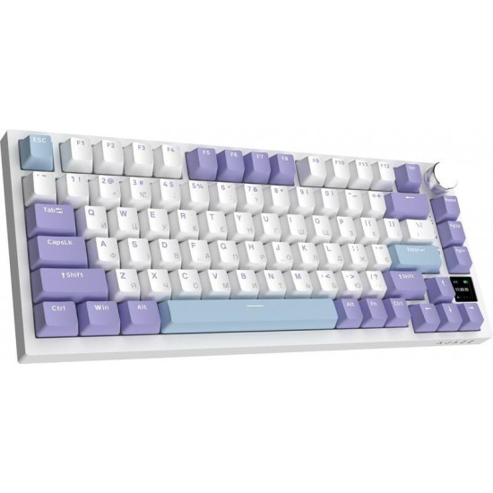 Клавіатура бездротова Ajazz AK820 Pro Gift Switch Purple (AK820PRO-G-PWB)