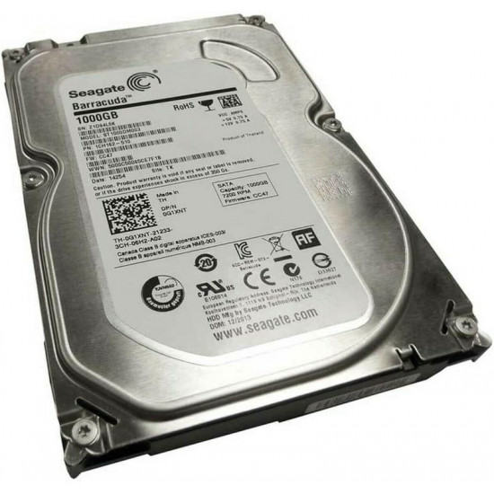 Накопичувач HDD SATA 1.0TB Seagate BarraCuda 7200.14 7200rpm 64MB (ST1000DM003) Refurbished